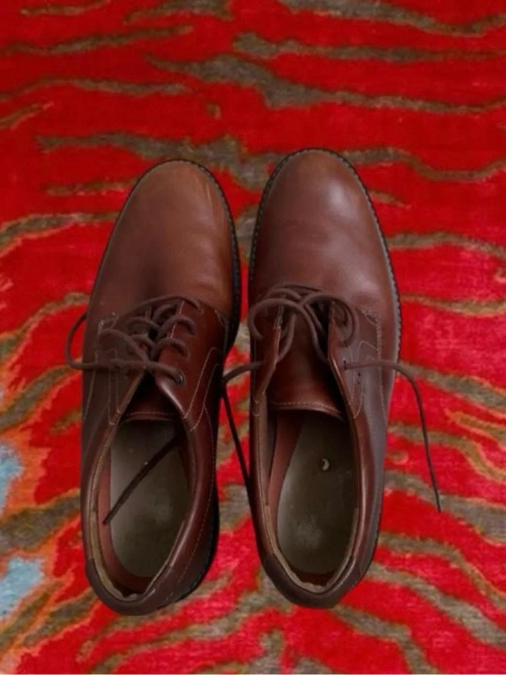 Clarks Men's Brown Leather Derby Shoes